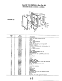 TUB (UD458 - 1) Diagram and Parts List for UD458-1  Magic Chef Dishwasher