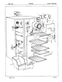 FREEZER COMPARTMENT Diagram and Parts List for NDNS229GZA 7L35A Maytag Refrigerator