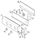 CONTROL PANEL Diagram and Parts List for DGN204A  Norge Dryer