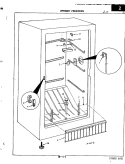 FREEZER COMPARTMENT Diagram and Parts List for DF15AAL-WH  Hardwick Freezer