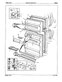DOORS Diagram and Parts List for ENT17H4A 8A23A Maytag Refrigerator
