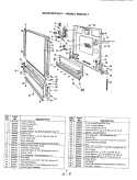 Part Location Diagram of 808346 Whirlpool Access Panel Trip - Top