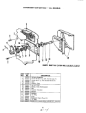 DETERGENT CUP Diagram and Parts List for DU18B5-D  Maytag Dishwasher