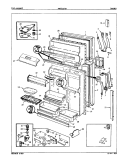 DOORS Diagram and Parts List for PNT22H9A 7B07B Admiral Refrigerator