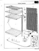 UNIT COMPARTMENT & SYSTEM Diagram and Parts List for FA16AN-1M 2Q57A Magic Chef Freezer