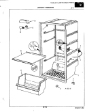 FREEZER COMPARTMENT Diagram and Parts List for FA16AN-1M 2Q57A Magic Chef Freezer
