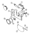 Part Location Diagram of Y912835 Whirlpool GASKET
