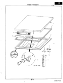 DOOR Diagram and Parts List for C10AALWH  Jenn-Air Freezer