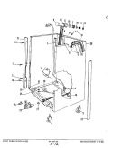 FRAME PARTS Diagram and Parts List for DC24D6  Maytag Dishwasher