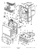 Part Location Diagram of 3230-0008 Whirlpool TRIM, DOOR - BTM.