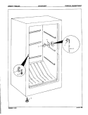 FREEZER COMPARTMENT Diagram and Parts List for DF15BTLWHT 8V063 Admiral Freezer