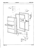 FREEZER DOOR Diagram and Parts List for DF15BTLWHT 8V063 Admiral Freezer