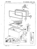 UNIT COMPARTMENT Diagram and Parts List for C10D EY75A Admiral Freezer
