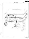 DOOR Diagram and Parts List for C15AALWH  Jenn-Air Freezer