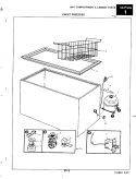 UNIT COMPARTMENT Diagram and Parts List for FL8AW-1 1U41A Magic Chef Freezer