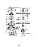 MOTOR & PUMP Diagram and Parts List for DC24D6-A  Maytag Dishwasher