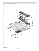 WOOD TOP Diagram and Parts List for DC24H6A  Maytag Dishwasher