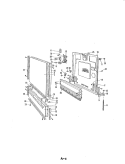DOOR Diagram and Parts List for DU24D2AC  Maytag Dishwasher