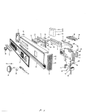 CONTROL PANEL PARTS Diagram and Parts List for DU18C  Maytag Dishwasher