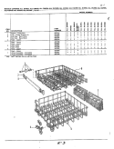 RACKS Diagram and Parts List for DU18C  Maytag Dishwasher
