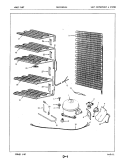 UNIT COMPARTMENT & SYSTEM Diagram and Parts List for CMS210ACLWH  Hardwick Freezer