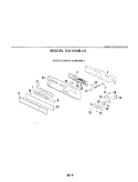 ESCUTCHEON ASSEMBLY (DU100B - 01) Diagram and Parts List for DU100B-01  Magic Chef Dishwasher