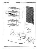 UNIT COMPARTMENT & SYSTEM Diagram and Parts List for UCP180BCLWH 8V066 Maytag Freezer