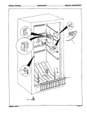 FREEZER COMPARTMENT Diagram and Parts List for UCP180BCLWH 8V066 Maytag Freezer