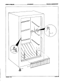 FREEZER COMPARTMENT Diagram and Parts List for DF15BUMALT 8V058 Admiral Freezer