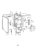 TUB Diagram and Parts List for DU24D6AC-1  Maytag Dishwasher