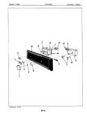 CONTROL PANEL Diagram and Parts List for DU24H2C  Maytag Dishwasher