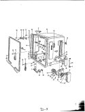 TUB Diagram and Parts List for DU18C  Maytag Dishwasher