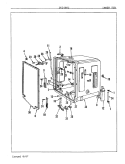 INNER TUB Diagram and Parts List for DU24H6C  Maytag Dishwasher