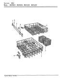 Part Location Diagram of 03100025 Maytag UPPER RACK