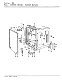TUB Diagram and Parts List for DU24H2CA  Maytag Dishwasher