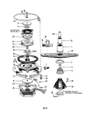 MOTOR & PUMP Diagram and Parts List for DU18D4A2  Maytag Dishwasher