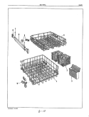 RACK Diagram and Parts List for DU24H6A  Maytag Dishwasher