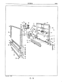 DOOR Diagram and Parts List for DU24H6CA  Maytag Dishwasher