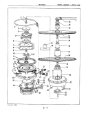 MOTOR, HEATER & SPRAY ARM Diagram and Parts List for DU24H6CA  Maytag Dishwasher