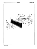 CONTROL PANEL Diagram and Parts List for DU24H6CB  Magic Chef Dishwasher