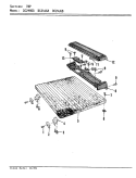 TOP Diagram and Parts List for DC24J6A  Maytag Dishwasher