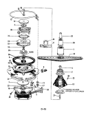 MOTOR & PUMP Diagram and Parts List for DU24H2  Maytag Dishwasher