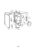 TUB Diagram and Parts List for DU24H2  Maytag Dishwasher