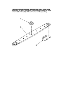 Lower Washarm Parts Diagram and Parts List for MDB5601AWB46  Maytag Dishwasher