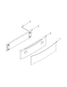 Drawer Parts Diagram and Parts List for JES9900CCS02  Jenn-Air Range