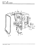 TUB (DU18J4 / DU18J4B) Diagram and Parts List for DU18J4B  Maytag Dishwasher