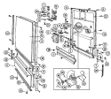 Part Location Diagram of 808923 Whirlpool Door & Access Panel Inserts (Black)