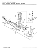 MOTOR & PUMP ASSEMBLY Diagram and Parts List for DU75CA-20  Magic Chef Dishwasher