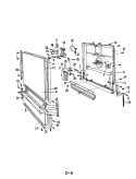 DOOR PARTS Diagram and Parts List for DU24H4  Maytag Dishwasher