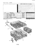 RACK Diagram and Parts List for DU24H4  Maytag Dishwasher
